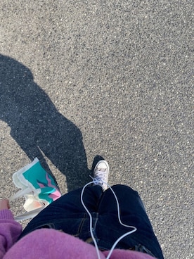 「ハイウエストストレートジーンズ」｜tさん（レディース・160cm）の春コーディネート