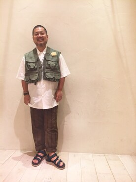 Isao Takahashiさん（メンズ・155cm）の夏コーディネート