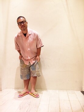 Isao Takahashiさん（メンズ・155cm）の夏コーディネート