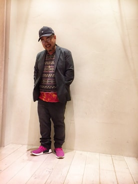 Isao Takahashiさん（メンズ・155cm）の冬コーディネート