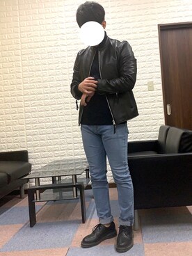「Apple Watch」｜「アイテム（ジャケット/アウター）」を使った、ヨシさん（メンズ・168cm）の秋コーディネート
