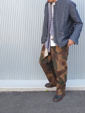 「quilp（クイルプ）のアイテム」を使った、mawaritemekuruさん（メンズ・178cm）の冬コーディネート