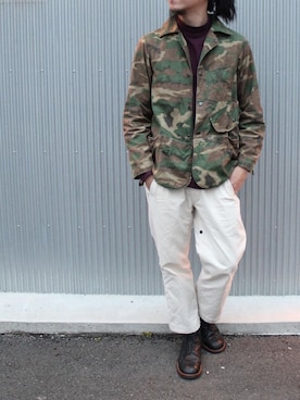 「quilp（クイルプ）のアイテム」を使った、mawaritemekuruさん（メンズ・178cm）の春コーディネート