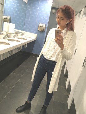 「アイテム（レインシューズ）」を使った、rukahiさん（レディース・168cm・10代）の夏コーディネート