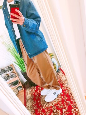 しおんさん（メンズ・162cm）の春コーディネート