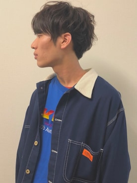 「DAIRIKU」｜「アイテム（デニムジャケット）」を使った、スズキリョウガ さん（メンズ・174cm）の秋コーディネート