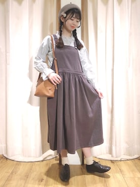 「爽やかコーデ」｜「アイテム（オールインワン・サロペット）」を使った、楓恋(かれん)🌷さん（レディース・162cm）の春コーディネート