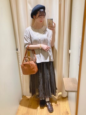 「透け」｜楓恋(かれん)🌷さん（レディース・162cm）の夏コーディネート