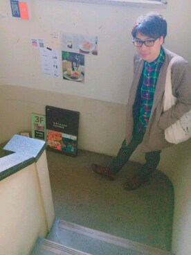 「H&M（エイチ・アンド・エム）のアイテム（腕時計）」を使った、hiroyaさん（メンズ・177cm）の冬コーディネート