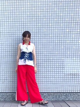 「corset」｜naoさん（レディース・165cm）の夏コーディネート