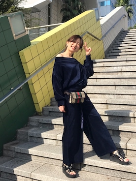 「fannypack」｜naoさん（レディース・165cm）の秋コーディネート