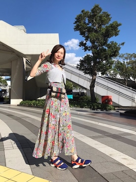 「kicks」｜「アイテム（ワンピース/ドレス）」を使った、naoさん（レディース・165cm）の秋コーディネート