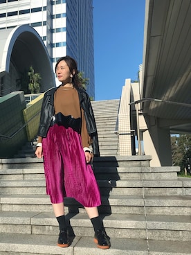 「MOTO」｜naoさん（レディース・165cm）の秋コーディネート