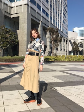 naoさん（レディース・165cm）の冬コーディネート