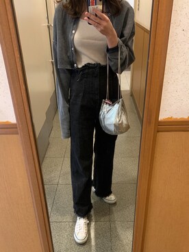 ( ¨̮ )さん（レディース・167cm）の春コーディネート