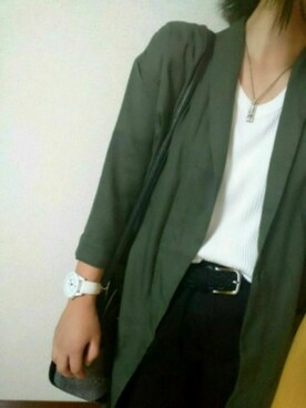 莉咲さん（レディース・153cm）の秋コーディネート