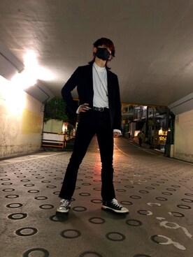 「あつぞこスニーカー」｜ta4263さん（メンズ・160cm）の春コーディネート