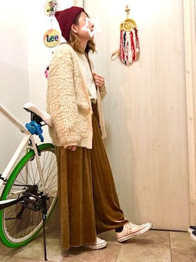 Maya☺︎さん（レディース・154cm）の冬コーディネート