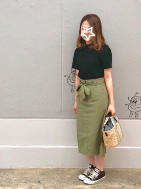 Maya☺︎さん（レディース・154cm）の春コーディネート