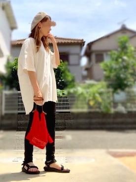 Maya☺︎さん（レディース・154cm）の夏コーディネート