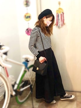 Maya☺︎さん（レディース・154cm）の春コーディネート