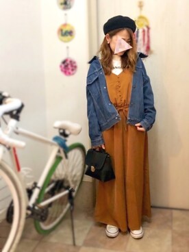 Maya☺︎さん（レディース・154cm）の冬コーディネート