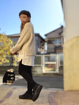 Maya☺︎さん（レディース・154cm）の秋コーディネート