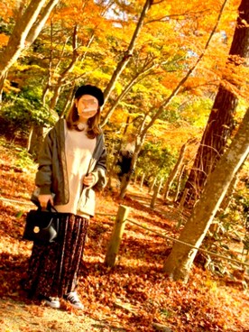 Maya☺︎さん（レディース・154cm）の冬コーディネート