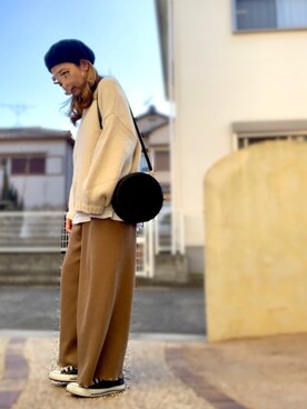 Maya☺︎さん（レディース・154cm）の冬コーディネート