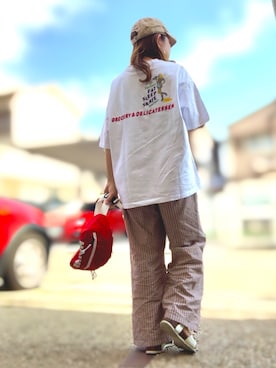 「IN THE HOUSE（インザハウス）のアイテム」を使った、Maya☺︎さん（レディース・154cm）の夏コーディネート