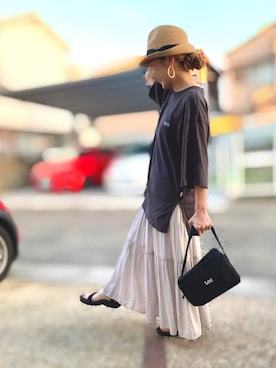 Maya☺︎さん（レディース・154cm）の夏コーディネート