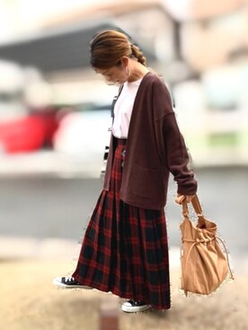 Maya☺︎さん（レディース・154cm）の秋コーディネート