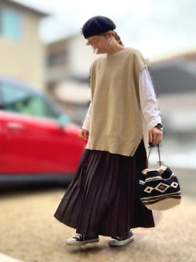 Maya☺︎さん（レディース・154cm）の秋コーディネート