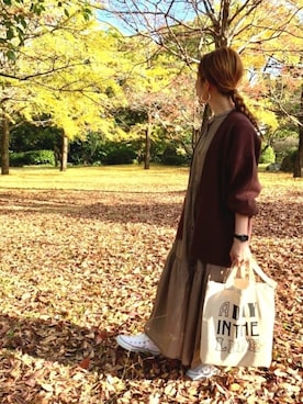 Maya☺︎さん（レディース・154cm）の秋コーディネート