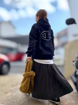 Maya☺︎さん（レディース・154cm）の冬コーディネート