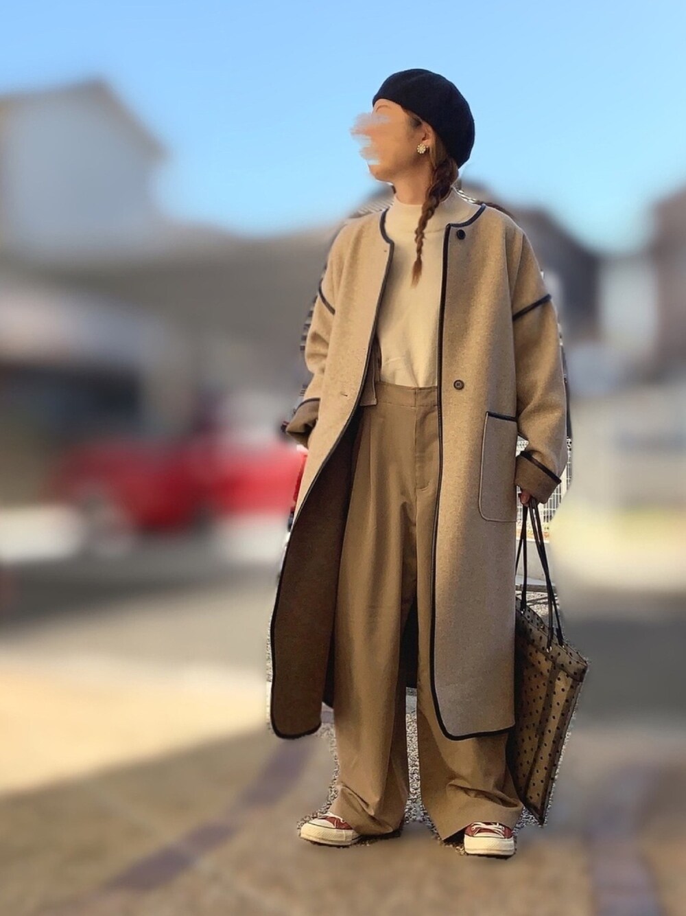 Maya☺︎|Kastaneのノーカラーコートを使ったコーディネート - WEAR Maya☺︎|Kastaneのノーカラーコートを使ったコーディネート - WEAR