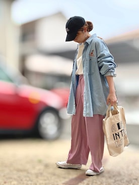 Maya☺︎さん（レディース・154cm）の春コーディネート