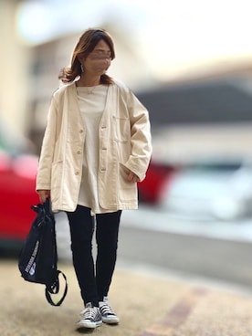 「emesuelee（エメスーリー）のアイテム」を使った、Maya☺︎さん（レディース・154cm）の春コーディネート
