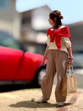 Maya☺︎さん（レディース・154cm）の春コーディネート