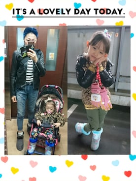 理恵さん(レディース・172cm)の冬コーディネート