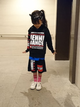 「DIESEL KIDS」｜理恵さん（レディース・172cm）の春コーディネート