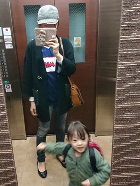 理恵さん(レディース・172cm)の春コーディネート