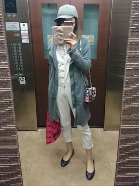 理恵さん（レディース・172cm）の春コーディネート