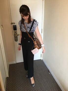 理恵さん(レディース・172cm)の春コーディネート