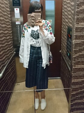 理恵さん（レディース・172cm）の春コーディネート