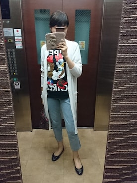 理恵さん（レディース・172cm）の春コーディネート