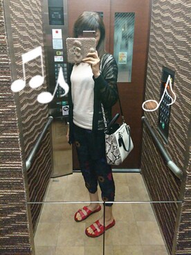 理恵さん(レディース・172cm)の春コーディネート