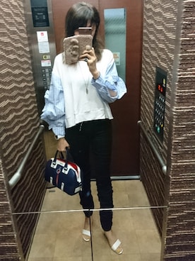 理恵さん（レディース・172cm）の夏コーディネート