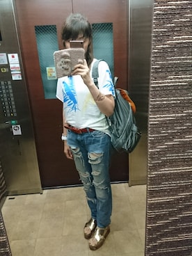 理恵さん(レディース・172cm)の夏コーディネート