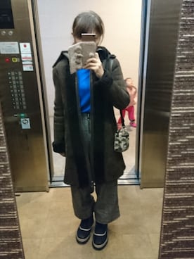 「ソレル」｜「アイテム（ジャケット/アウター）」を使った、理恵さん（レディース・172cm）の冬コーディネート